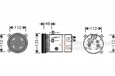 VAN WEZEL 3700k278 -  Компрессор, кондиционер